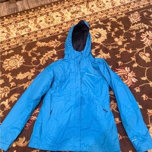 Columbia Blue Hooded Jacket